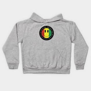 Acid Reggae Smiley Kids Hoodie